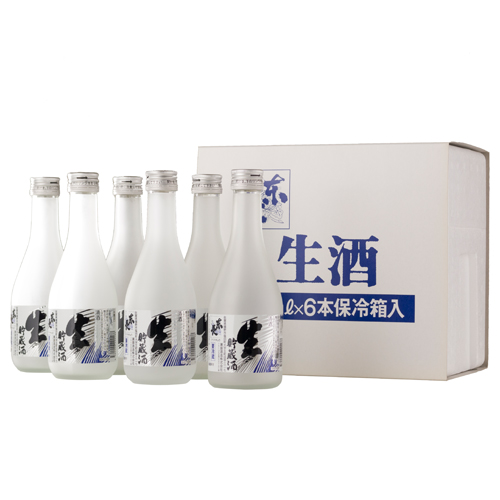 瀬頭酒造 本醸造酒 金紋東長生貯蔵酒 300ml 6本セット